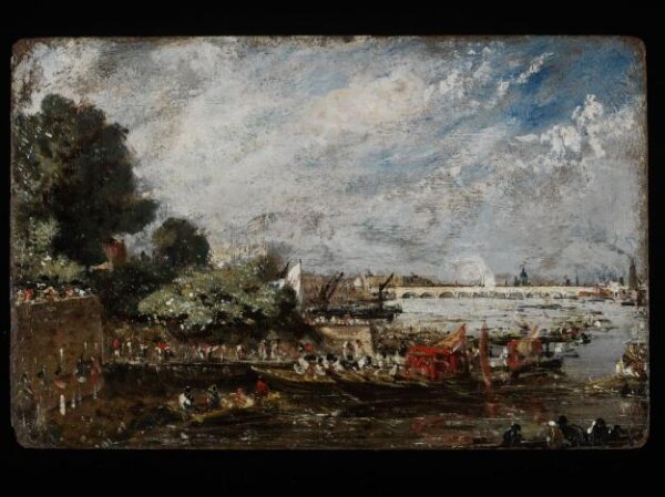 Constable, John (RA), Waterloo Bridge from Whitehall Stairs