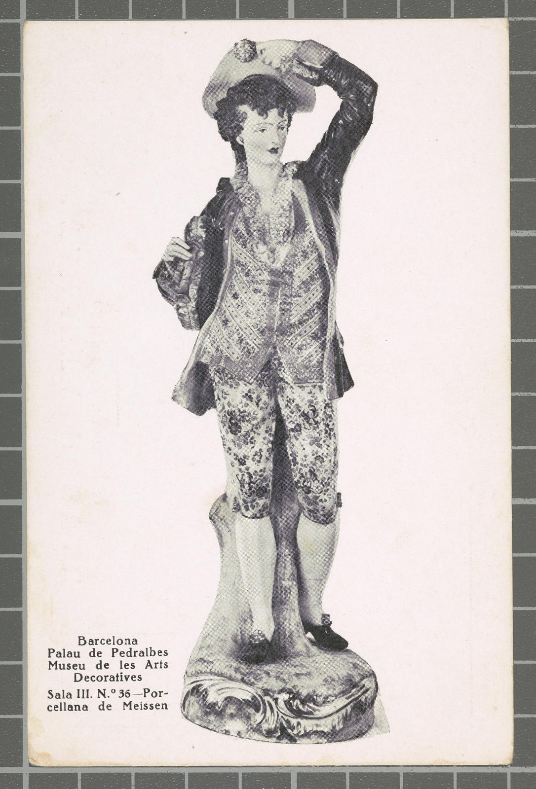 Desconegut, Barcelona. Palau de Pedralbes. Museu de les Arts Decoratives. Sala III. N.º 36-Porcellana de Meissen