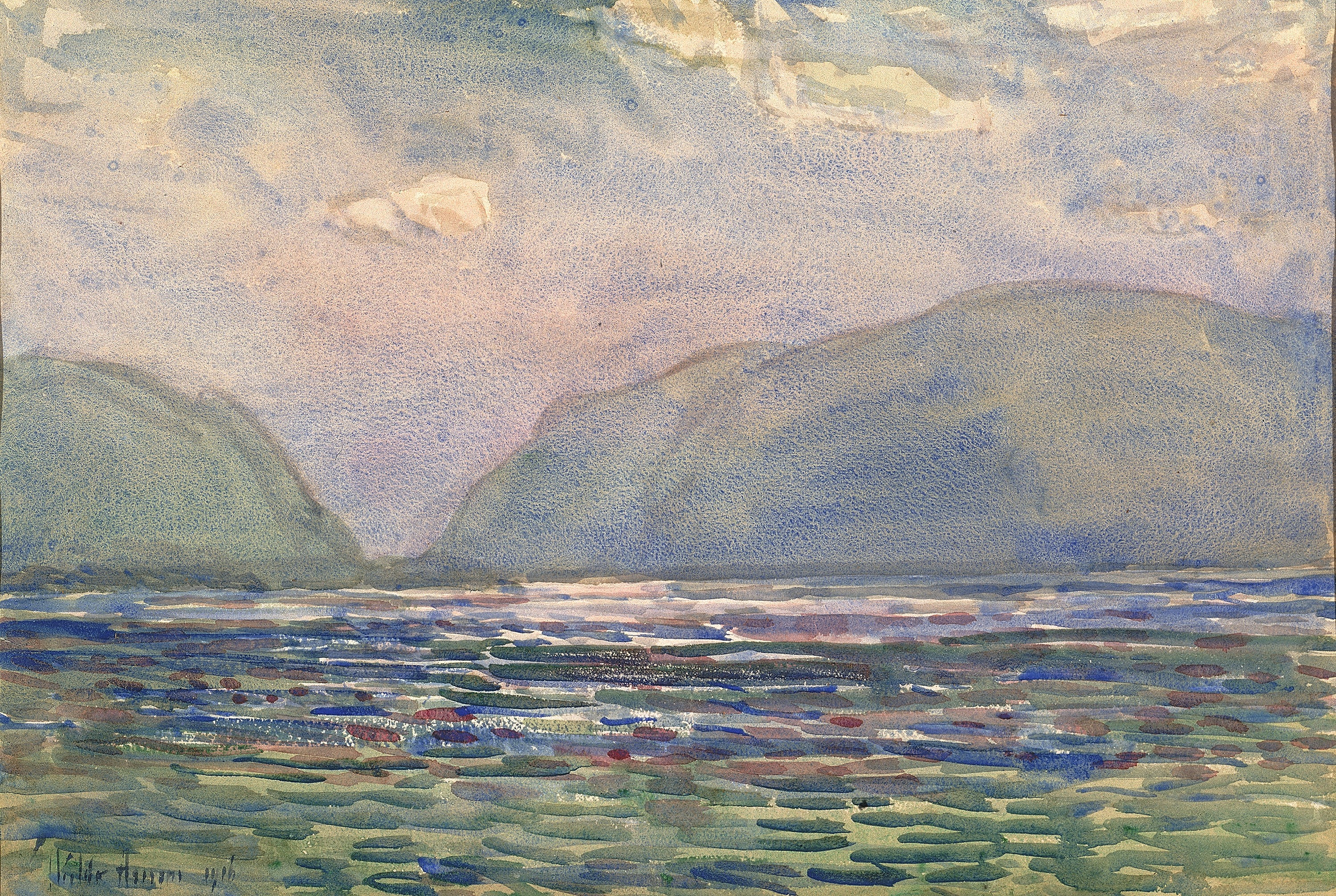 Childe Hassam, Noon above Newburgh