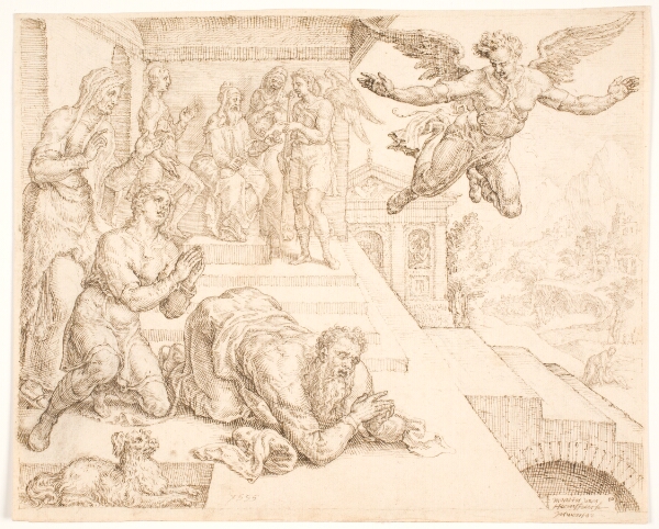 Maarten van Heemskerck, Englen forlader Tobias