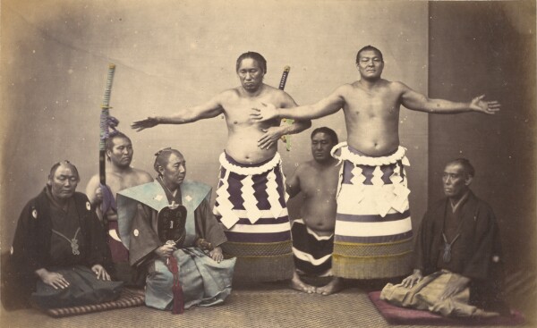 Felice Beato, Representatives of Nio, the Japanese Hercules