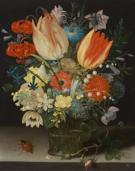Peter Binoit, Still Life with Tulips