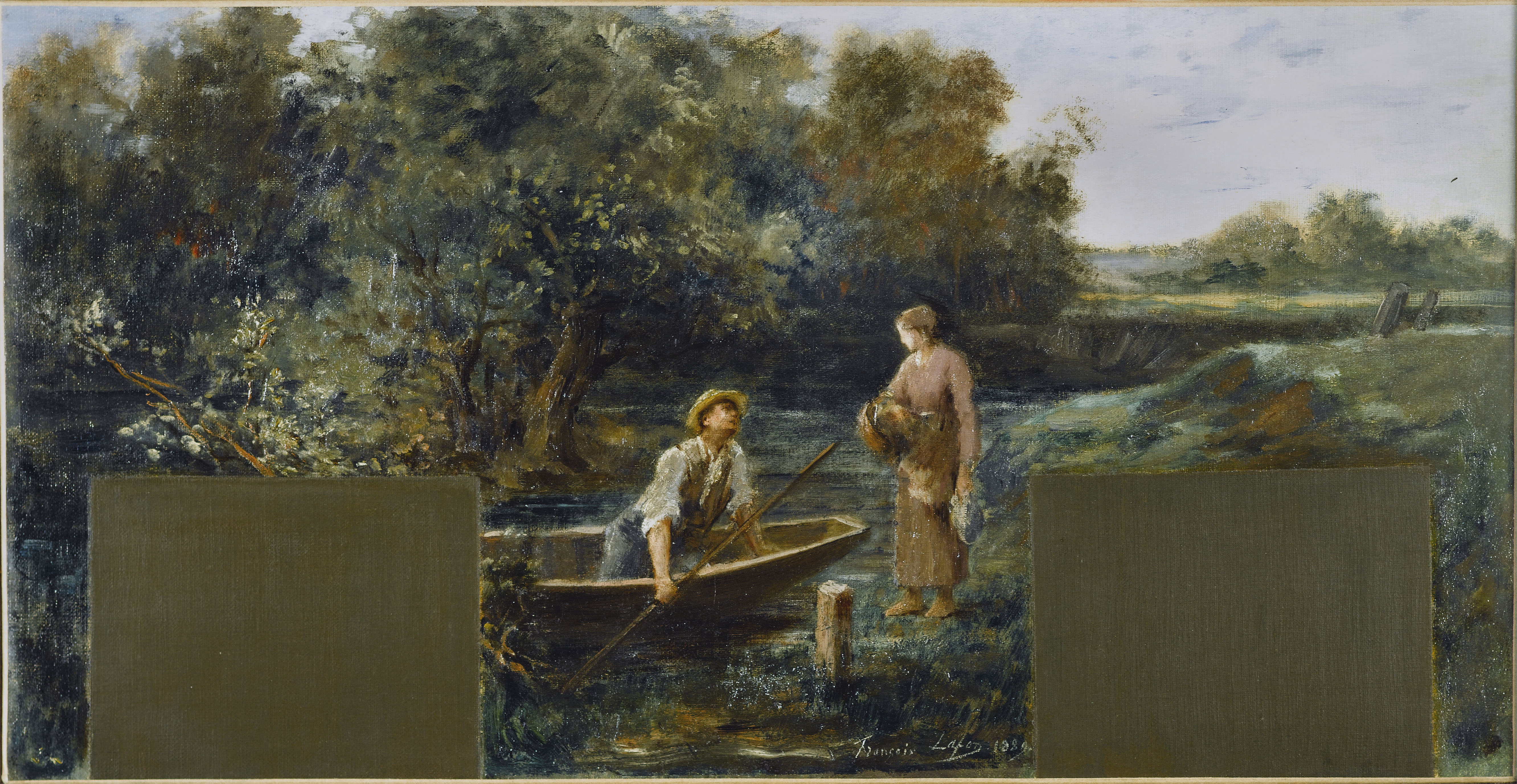 François Lafon, Esquisse pour la mairie de Nogent-sur-Marne : Idylle au bord de l'eau
