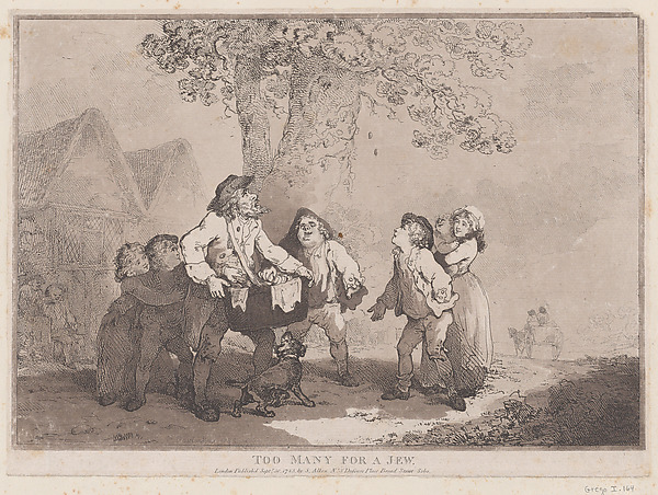 Thomas Rowlandson, Too Many for a Jew