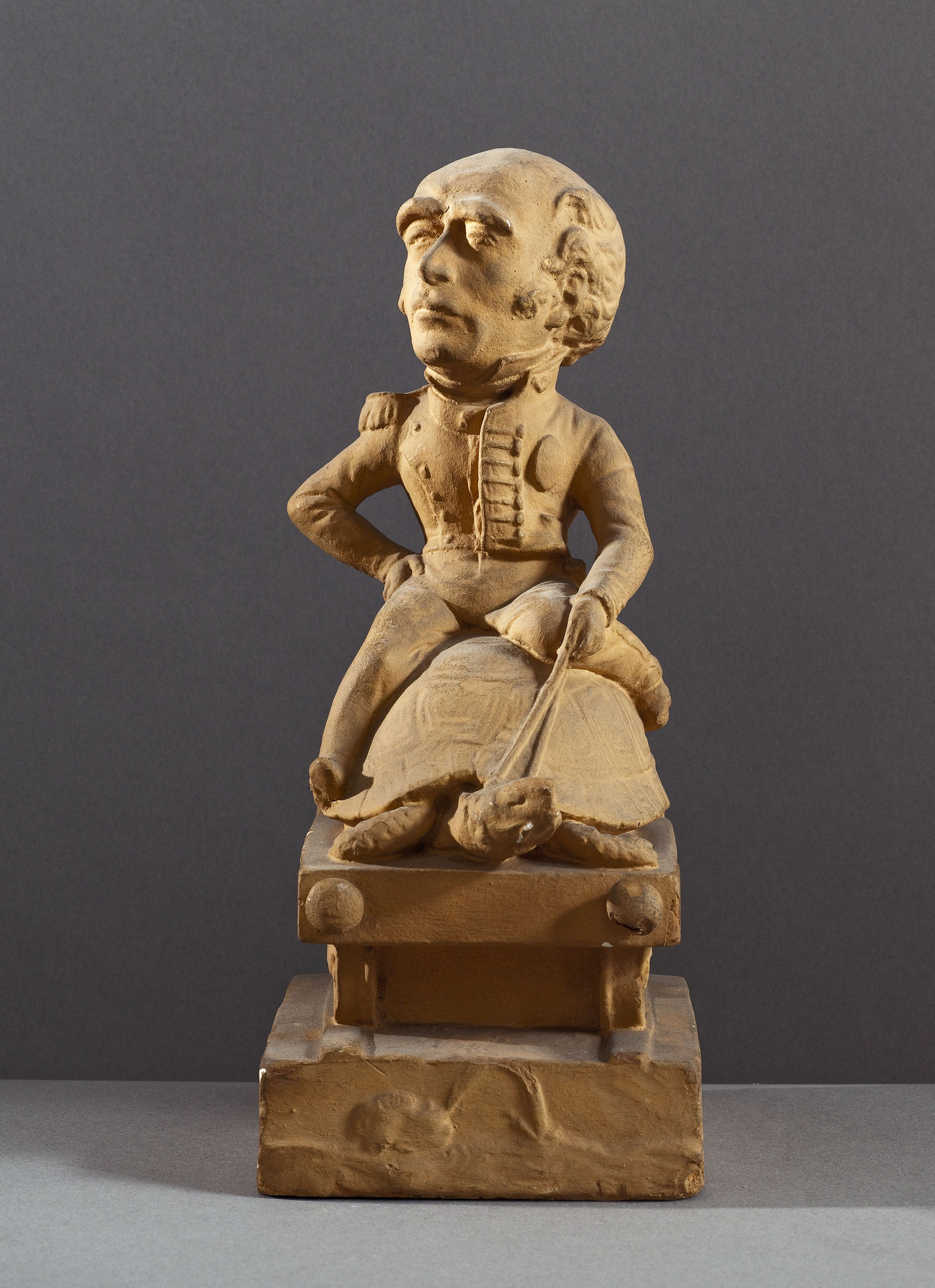 Jean Pierre Dantan, Portrait-charge de Germain-André Soufflot de Palotte (1755-1808), administrateur des messageries et homme politique