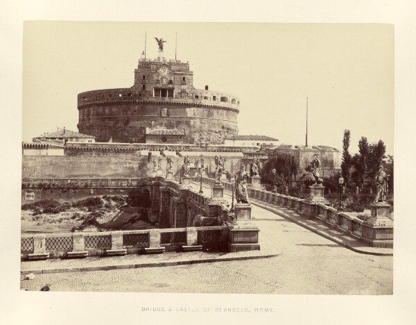 Giorgio Sommer, Bridge and Castle of St. Angelo, Rome