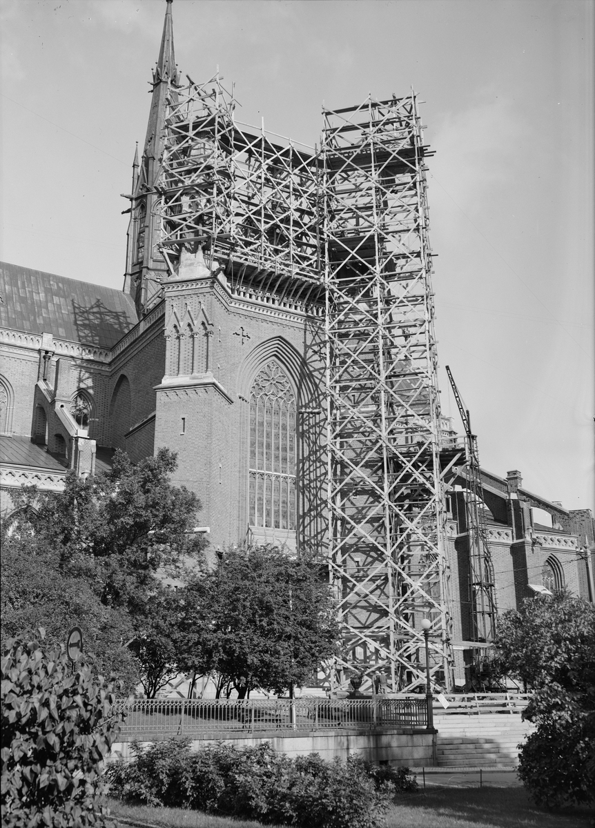 Paul Sandberg, Uppsala domkyrka under restaurering 1938