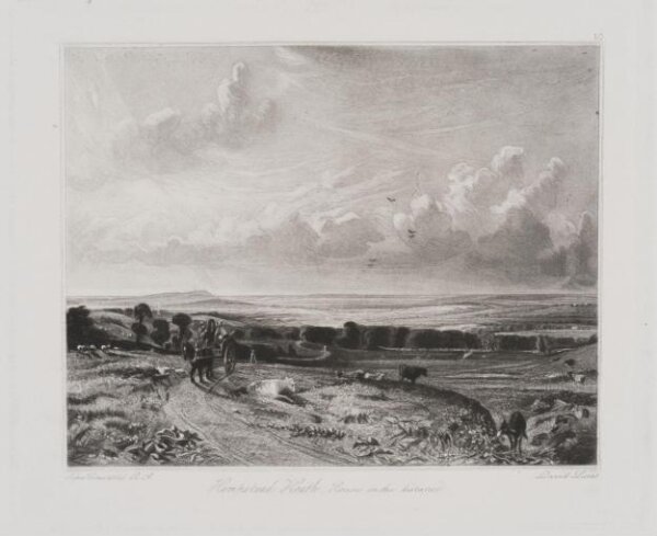 Constable, John RA, Hampstead Heath, Harrow in the distance