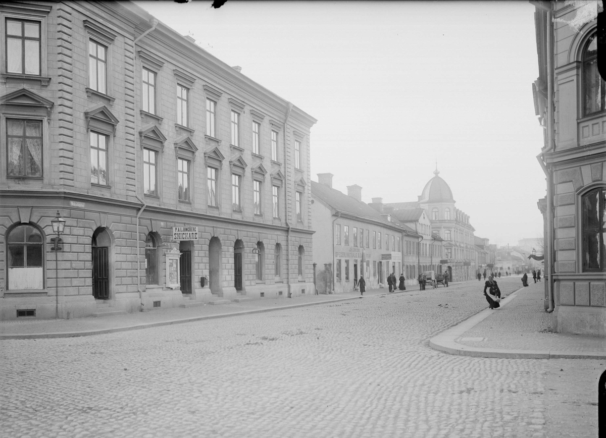 Alfred Dahlgren, Vaksalagatan - Salagatan, Fålhagen, Uppsala 1901 - 1902