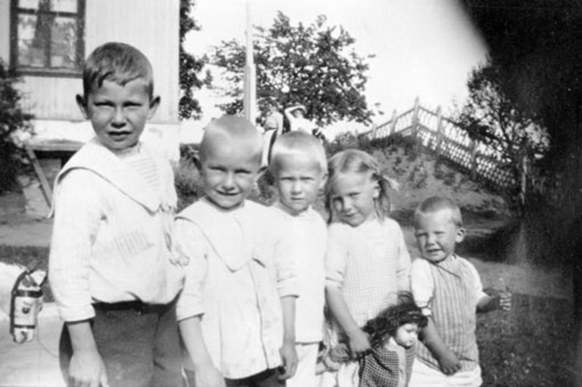 Anno Domkirkeodden, Barna til Ivar og Dagny Heggenhaugen på Hilstad øvre, Stavsjø, Hedmark.