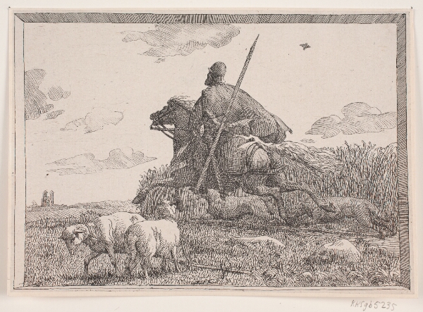 Lorenz Frølich, Illustration til Adam Oehlenschlägers digt "De to kirketårne"