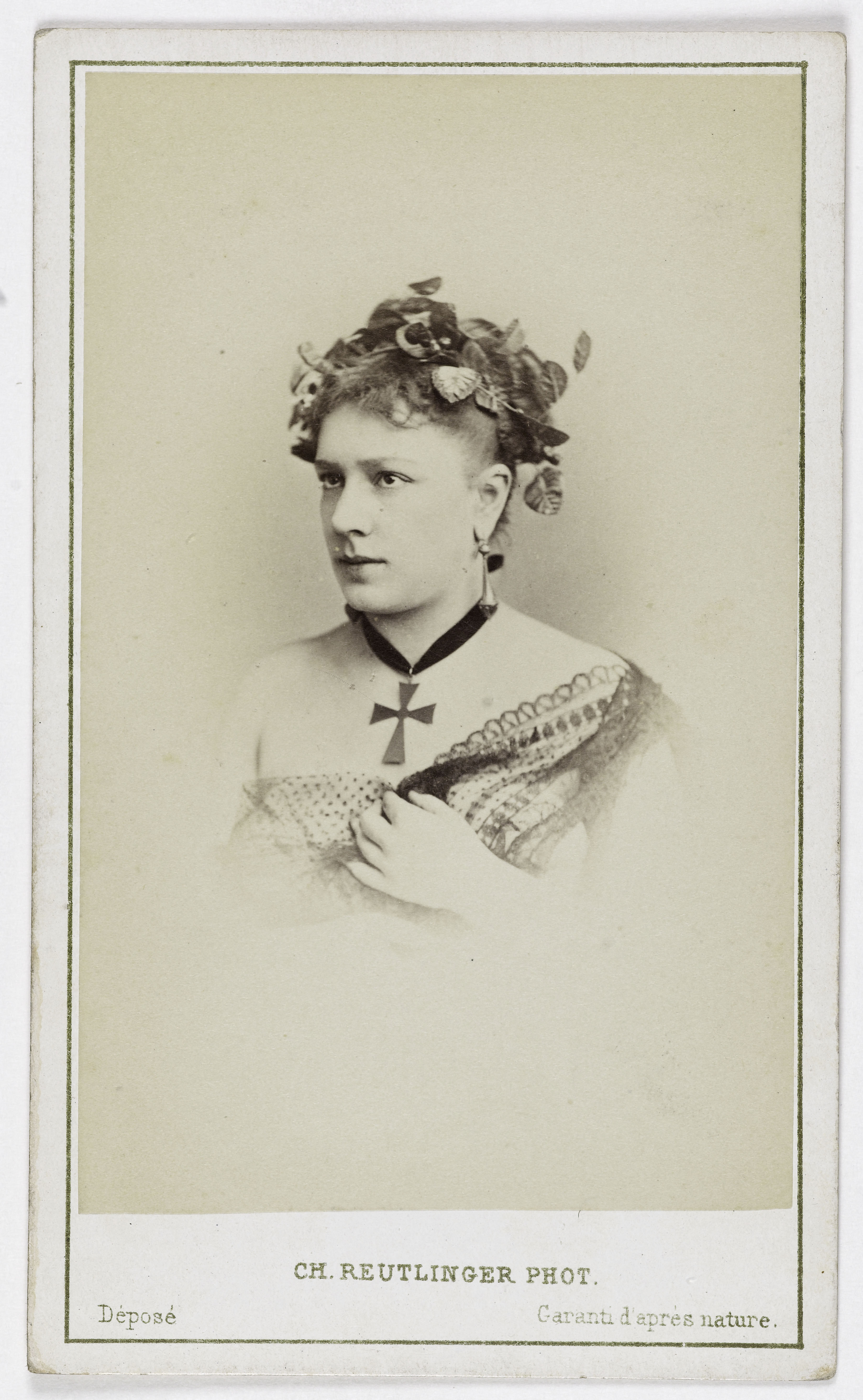 Charles Reutlinger, Portrait d'Elisa (actrice aux Bouffes)