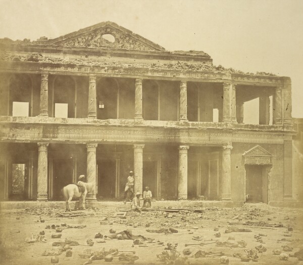 Felice Beato, [Interior of the Secundrabagh After the Slaughter of 2,000 Rebels by the 93rd Highlanders and the 4th Punjab Regiment, November 1857]