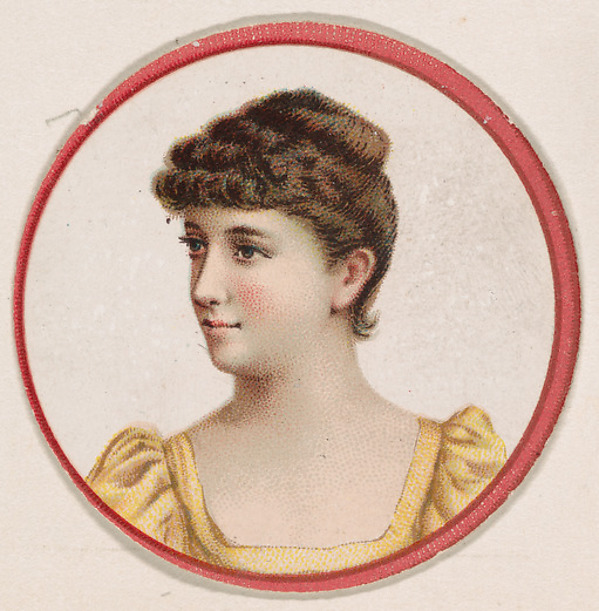 Kinney Brothers Tobacco Company, Portrait of woman, from the Novelties series (N228, Type 2) issued by Kinney Bros.
