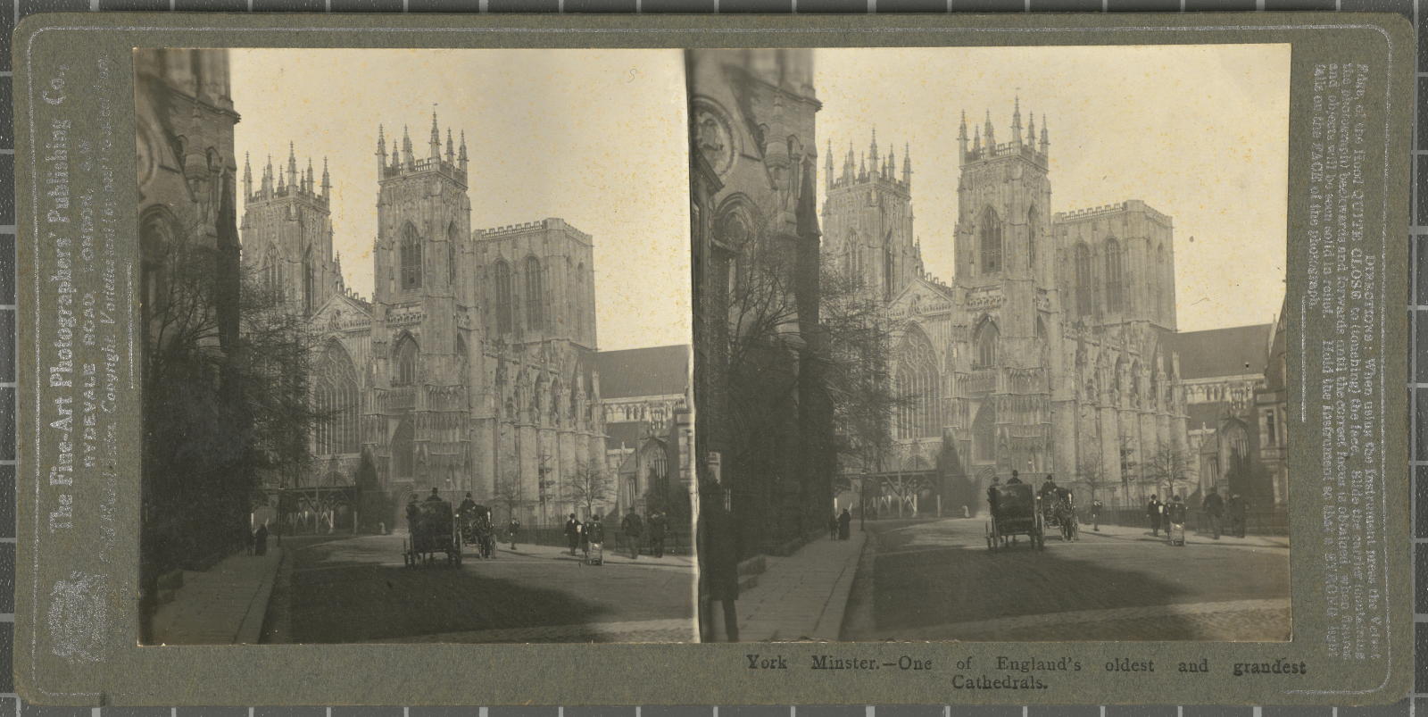 Desconegut, York. Minster-One of England’s notably Cathedrals grandest. Fine-Art Photog. Publish. Co.
