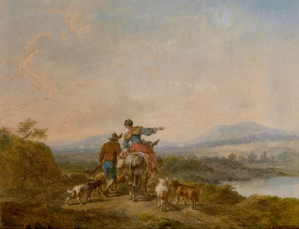 Balthasar Paul Ommeganck, Landscape with Figures