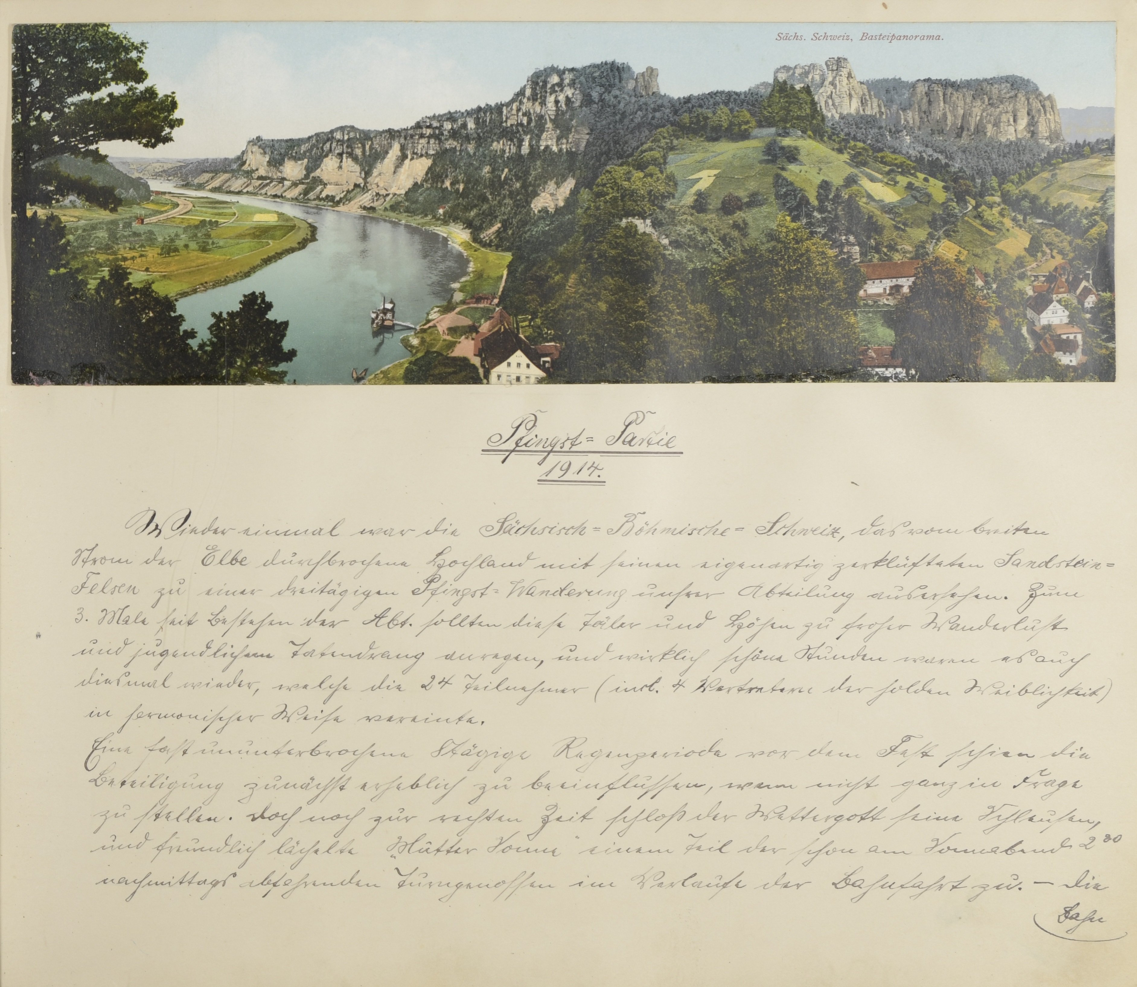 Unknown artist, Pfingst-Parthie, 1914; S. 136
