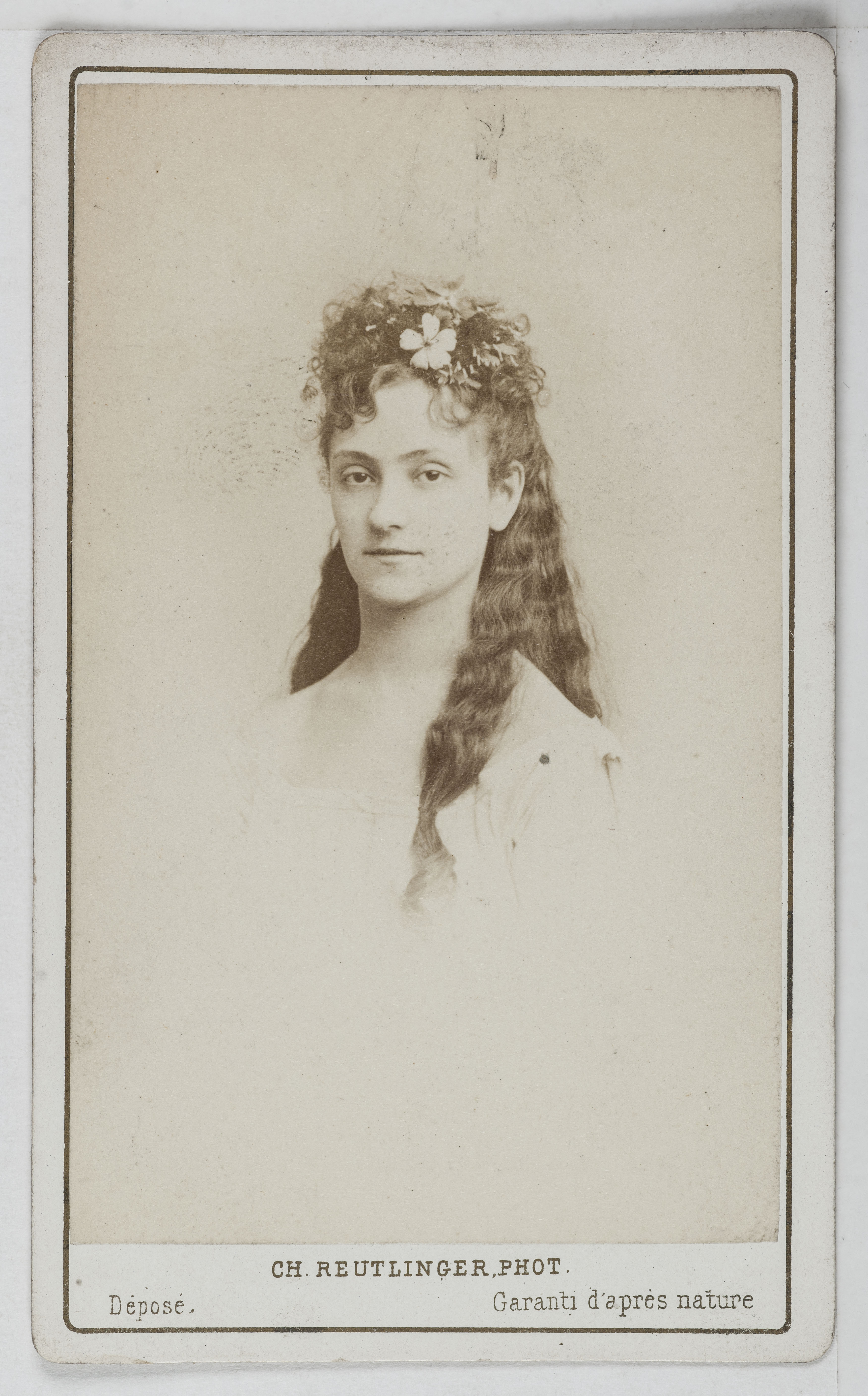 Charles Reutlinger, Portrait de Pallier, danseuse à l'Opéra entre 1866 et 1873.