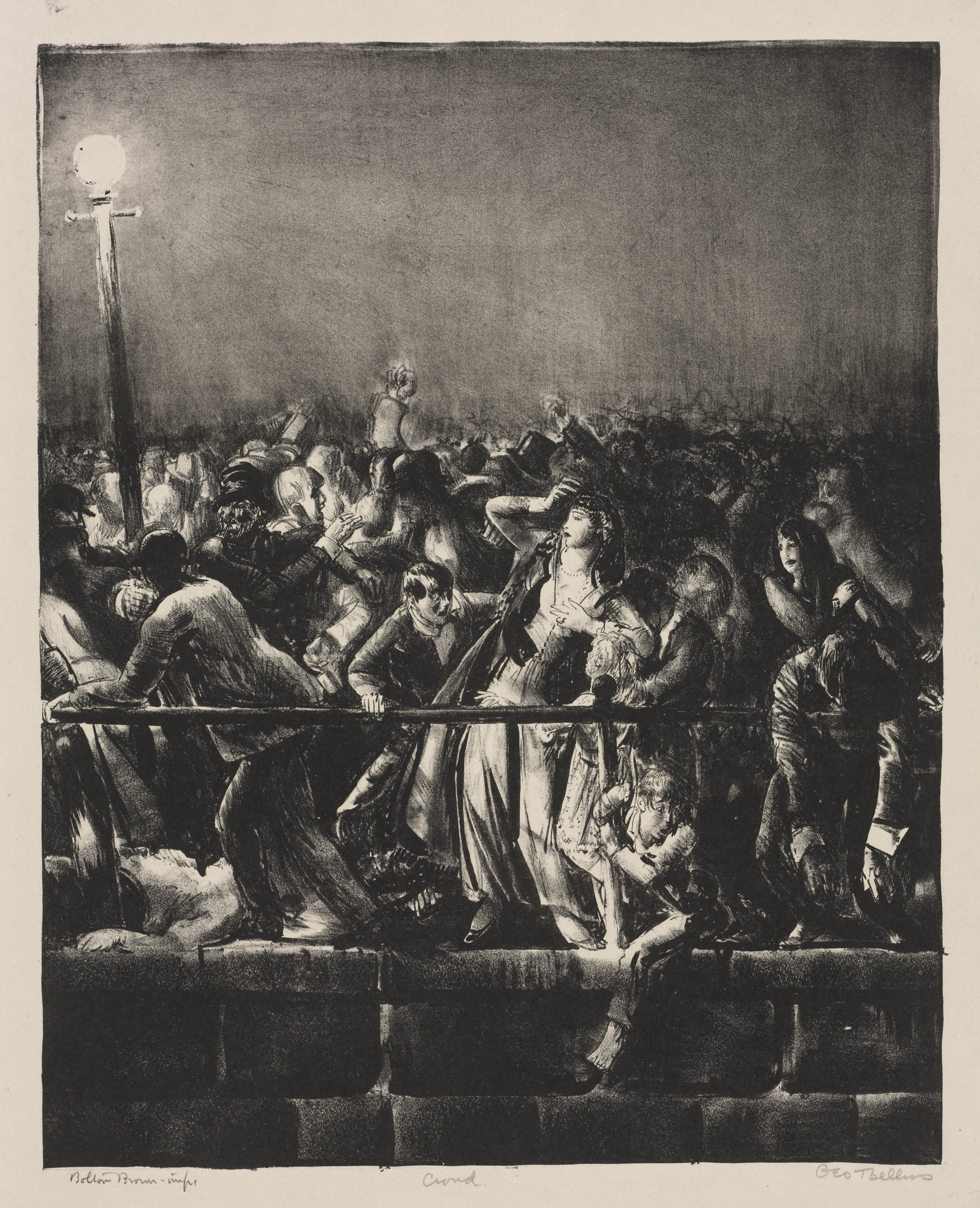 George Bellows, The Crowd