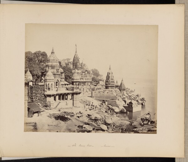 Samuel Bourne, Benares; The Burning Ghat