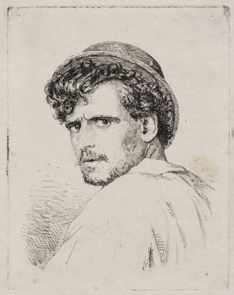 Carl Bloch, Hoved af en Italiener