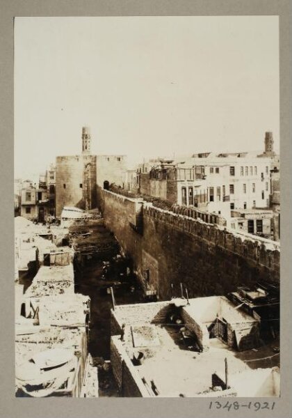 K.A.C. Creswell, Half round tower, North Wall, Cairo