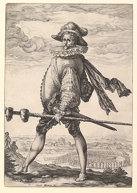 Hendrick Goltzius, Captain of Infantry