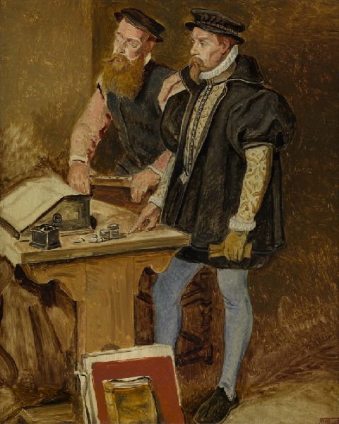 Henri Leys, The Studio of Frans Floris