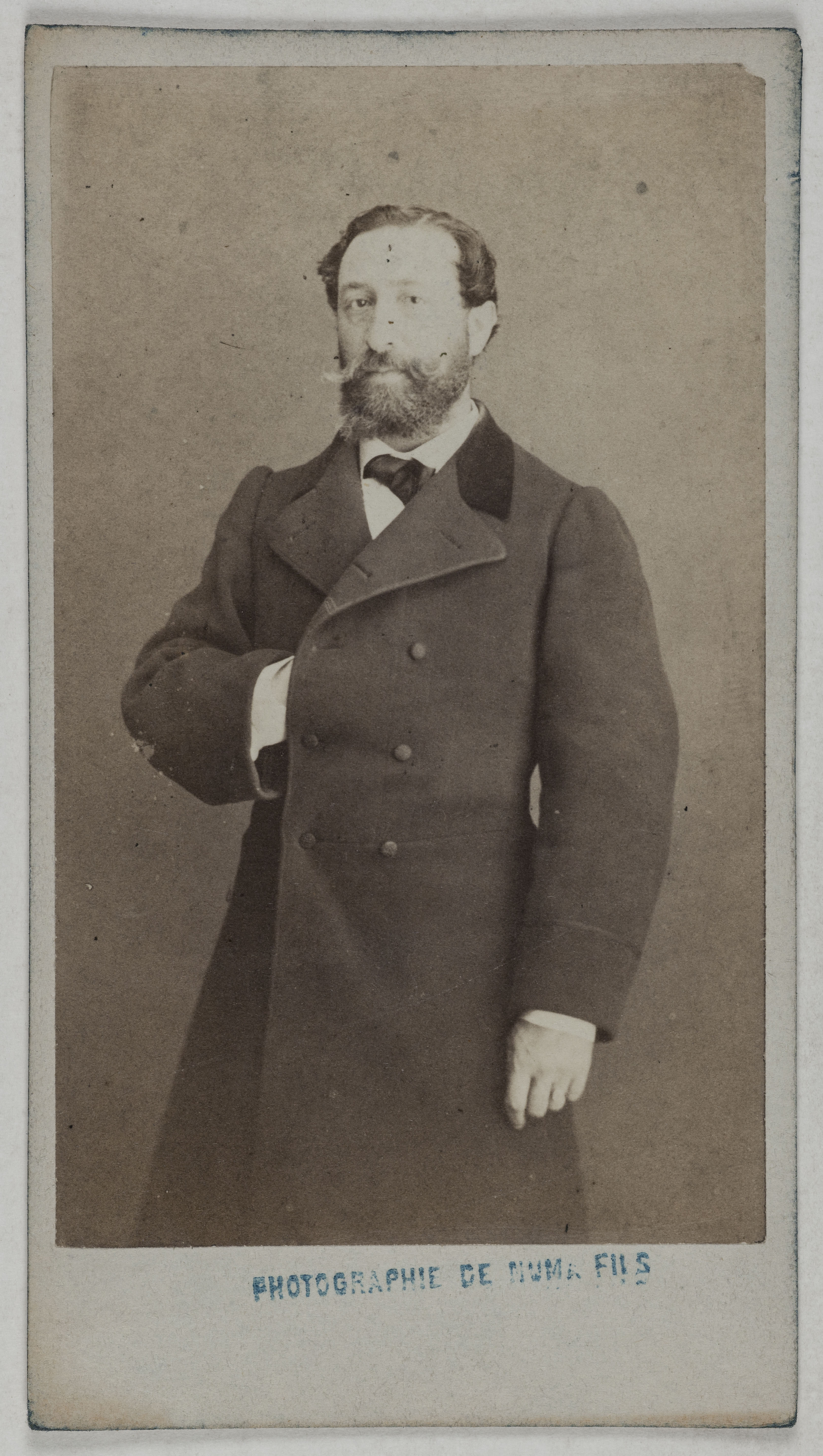 Numa Fils, Portrait de Desrieux Maurice, (-1876), (acteur)