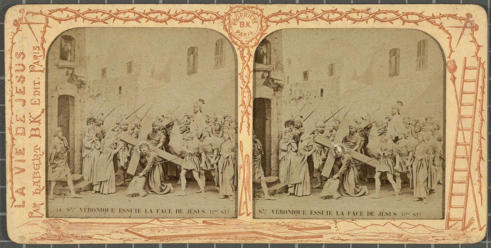 Desconegut, Sante Véronique essuie la face de Jésus B.K. Editeur