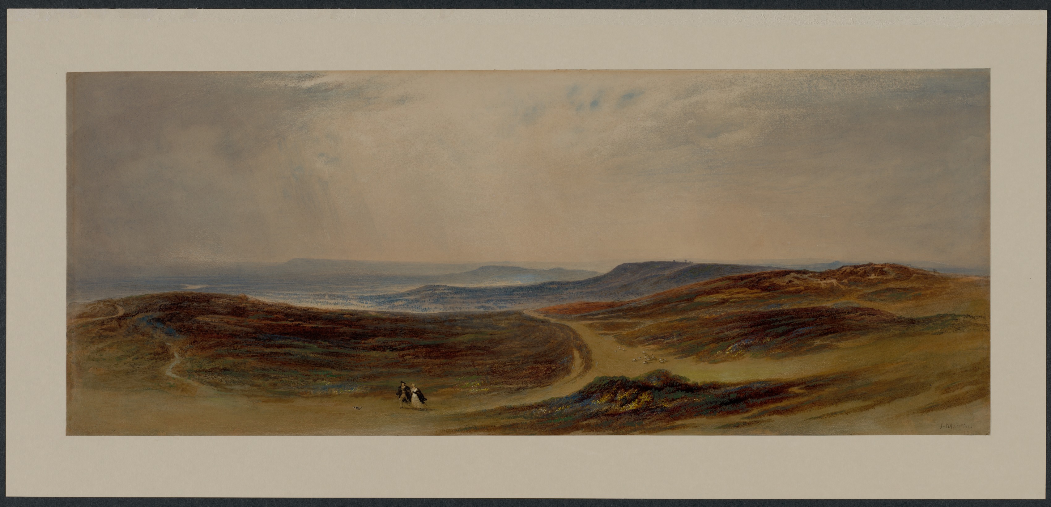 John Martin, The Valley of the Tyne, My Native Country near Henshaw