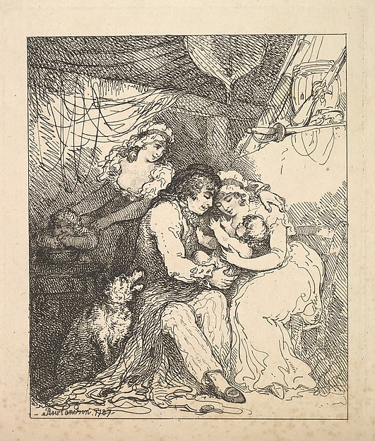 Thomas Rowlandson, A Sailor's Family