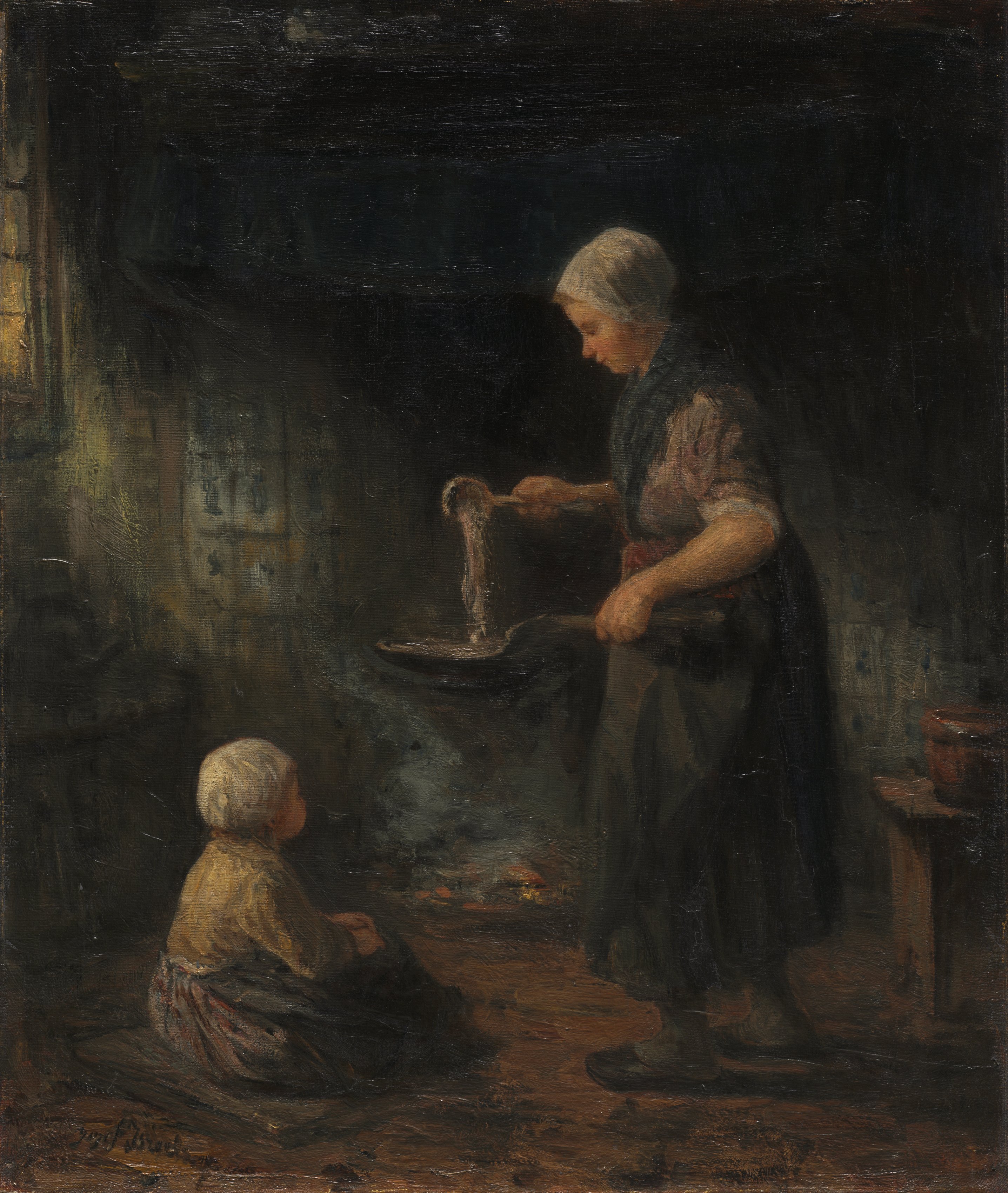 Jozef Israëls, The Pancakes
