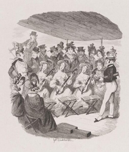 Cruikshank, George, Steam Excursion (Plate I)