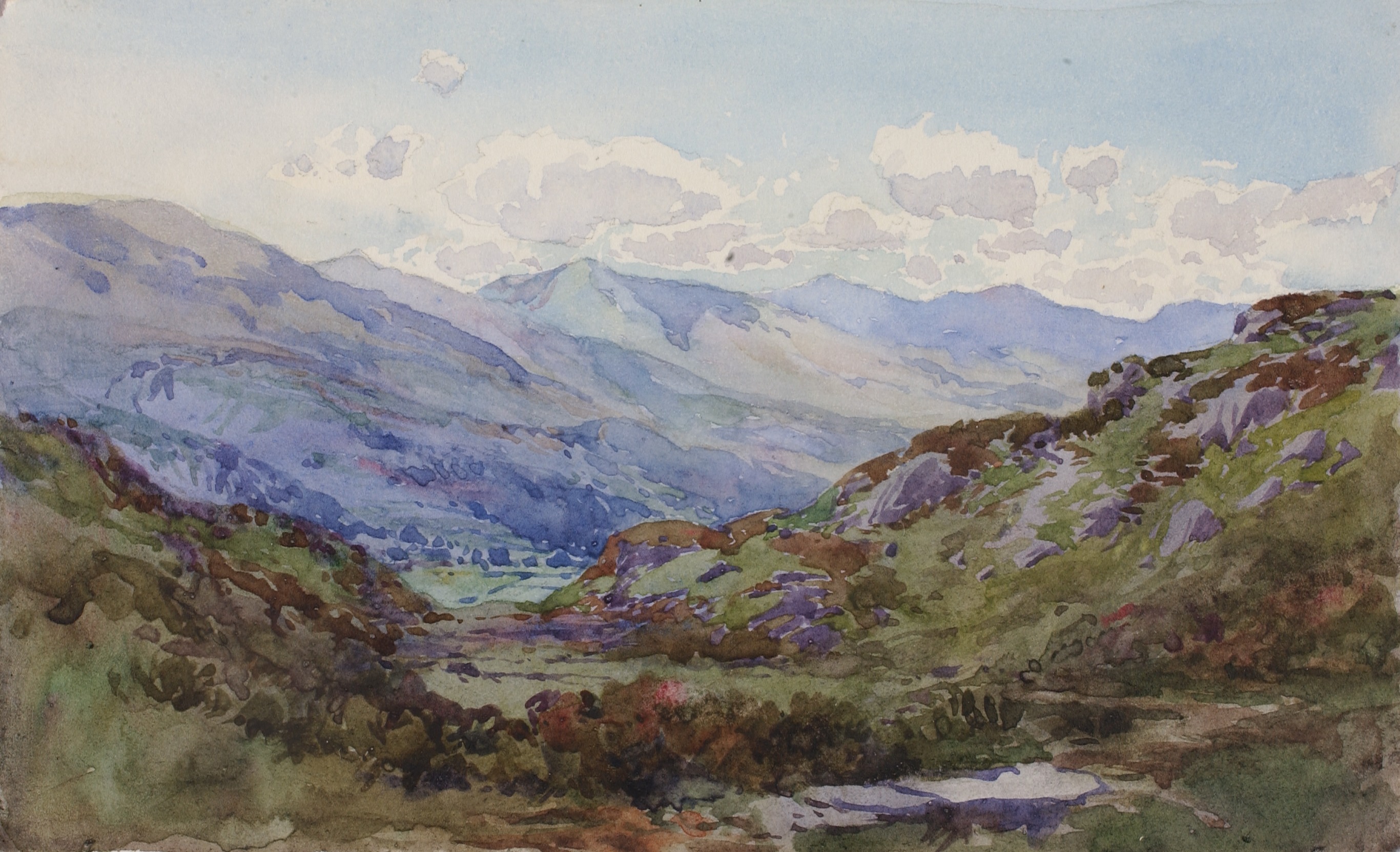 George Elbert Burr, From above Pont-y-Pant