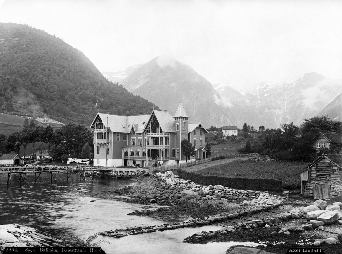 Axel Lindahl, Prot: Sogn Balholm Balestrand Hotel