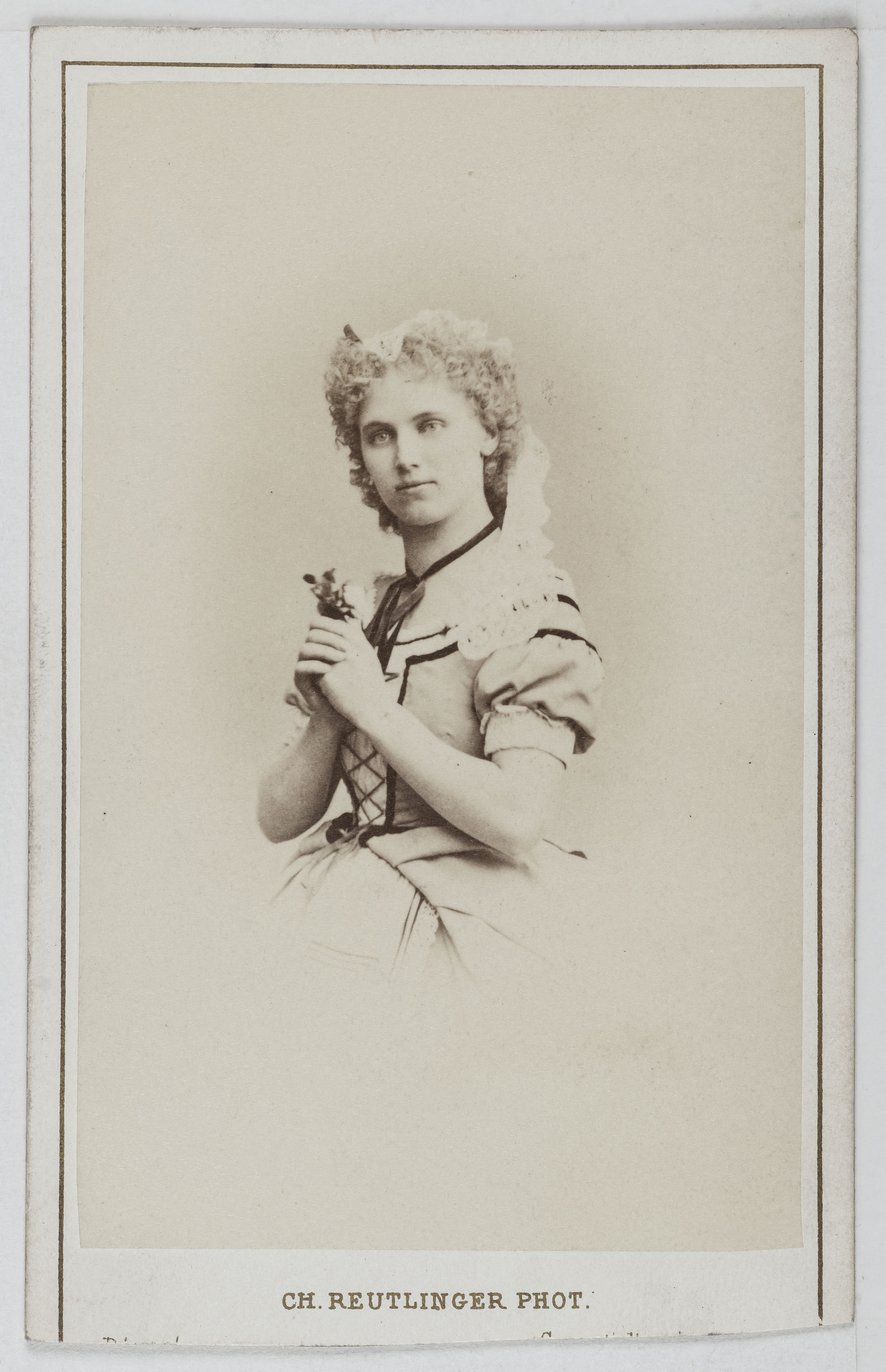 Charles Reutlinger, Portrait de Christine Nilsson (1843-1921), épouse Rouzaud, chanteuse d'opéra suédoise.