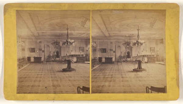 Unknown, [Interior of a Grand Army of the Republic building]