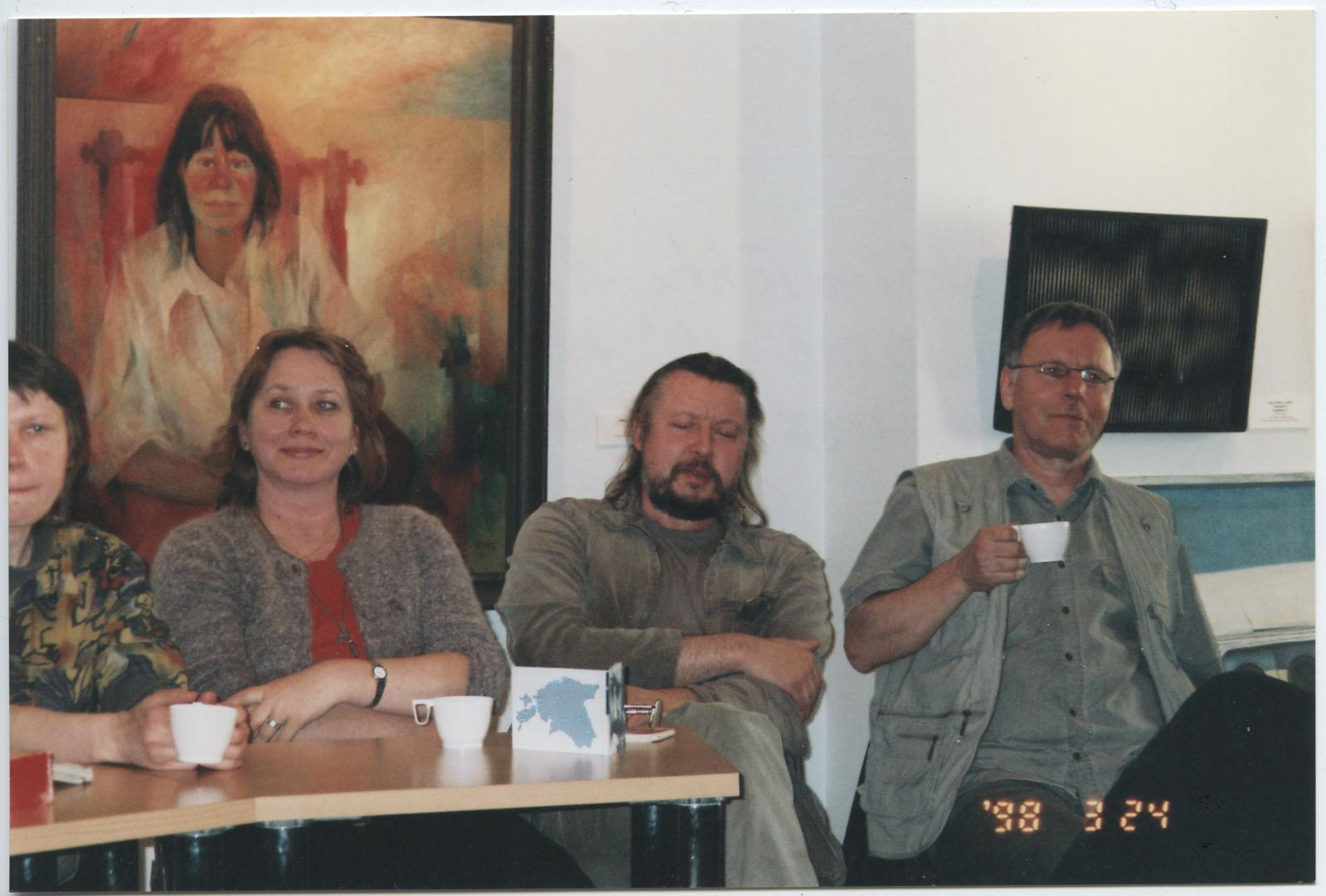 Enn (kujutatu) Tegova, Kohtumisõhtu A.Kasemaa aegse TÜ Kunstikabineti seltskonnaga 17. mail 2006 Kivisilla galeriis.
