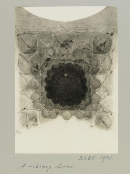 K.A.C. Creswell, Muqarnas of dome at the Madrasa al-Sharafiyya, Aleppo