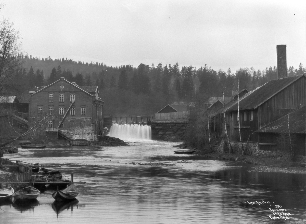 Anders Beer Wilse, Prot: Lysakerelven ved Lysaker Apr.1902