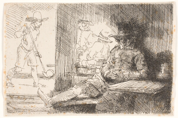 Rembrandt van Rijn, Golfspilleren