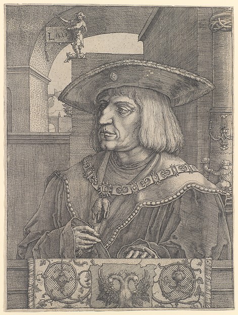 Lucas van Leyden, Maximilian I