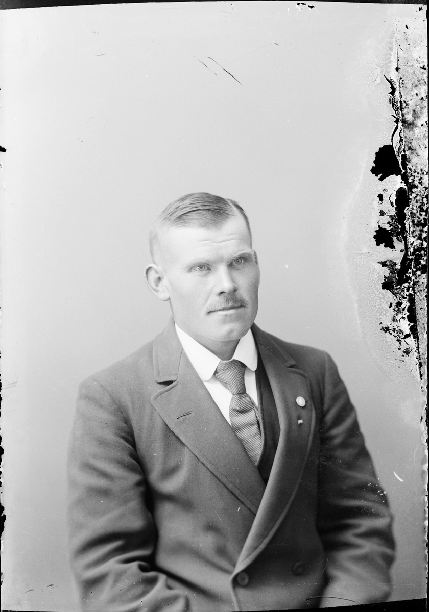 Skötsner-Edhlund, Petrus Berg från Simundö, Börstils socken, Uppland 1917