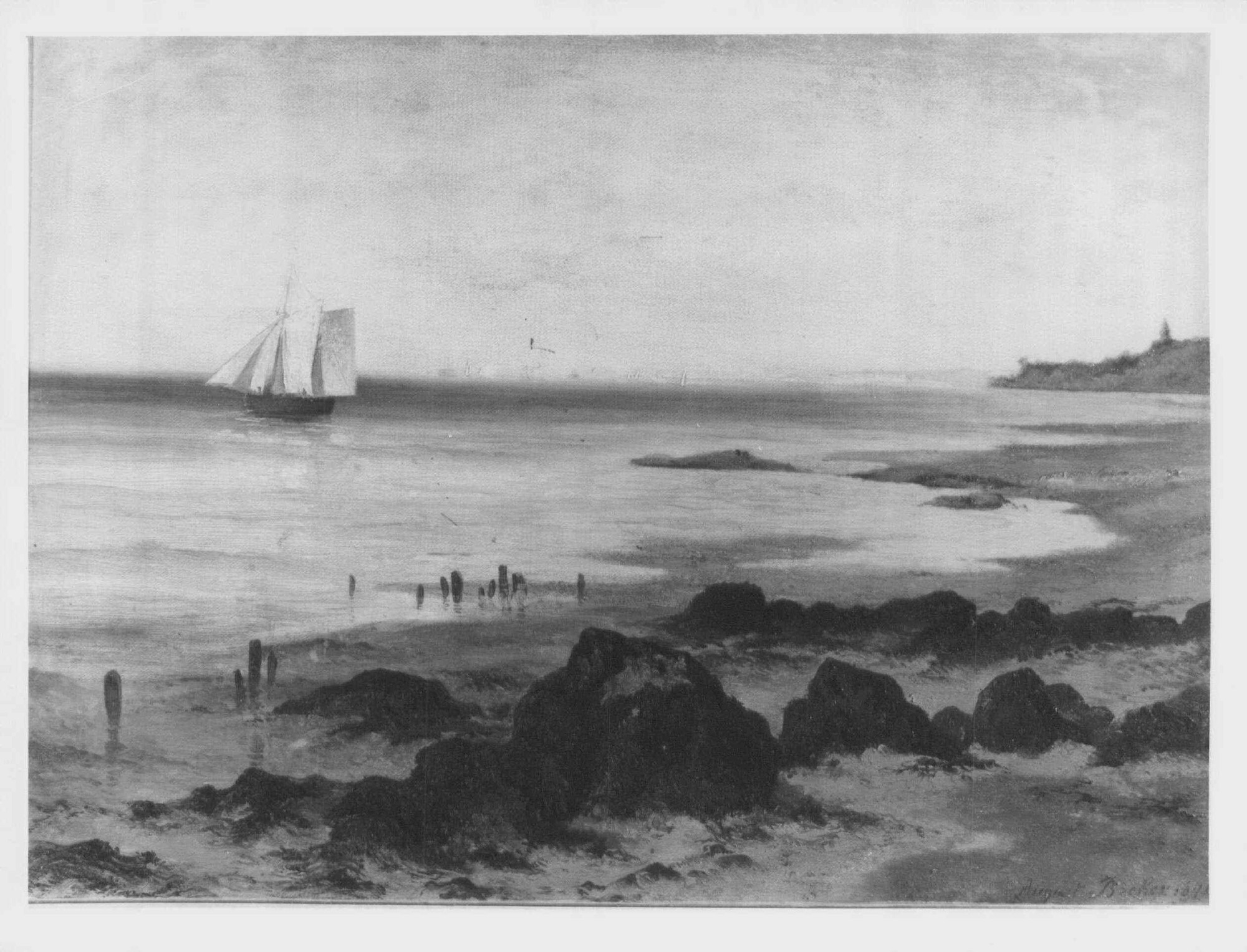 August Becker, The Sea-Shore, Osborne