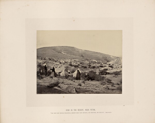Francis Frith, View in the Desert, Near Petra