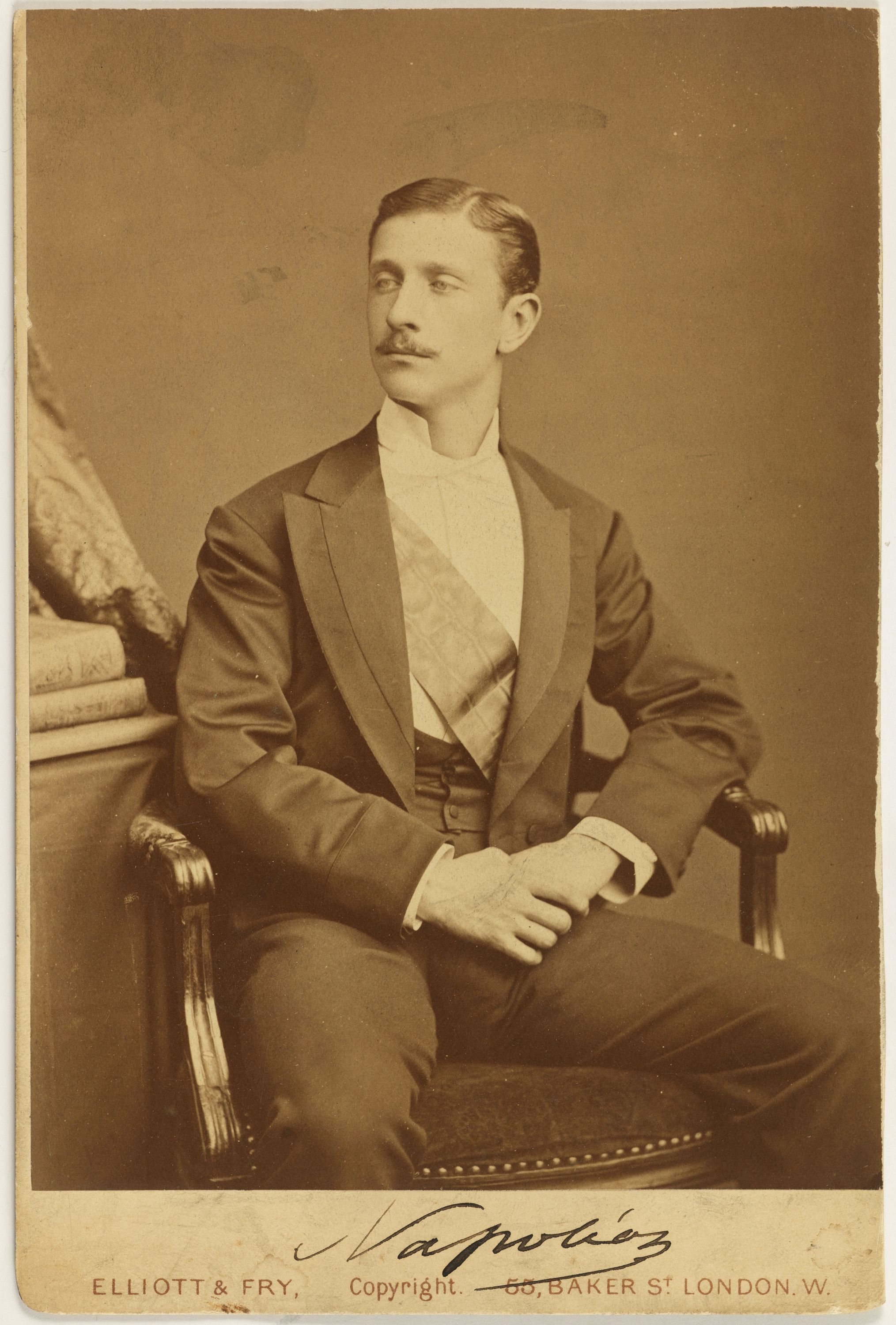 Elliott & Fry, Portrait de Bonaparte (Eugène, Louis, Jean, Joseph), 1856-1879, prince impérial