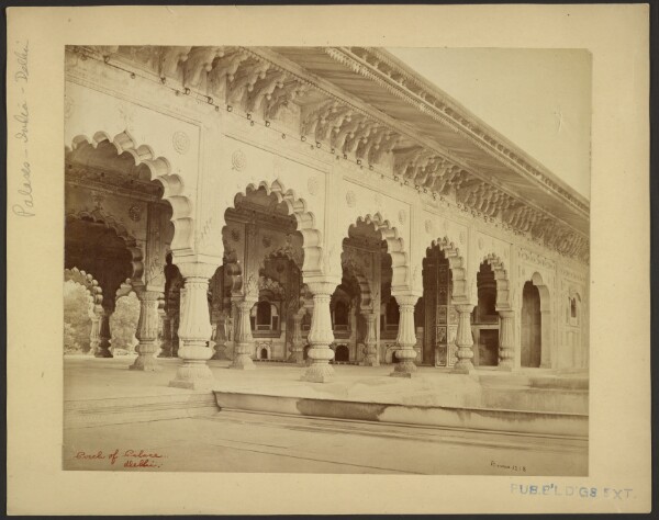 Samuel Bourne, Deig; Interior of the Nundh Bhowun