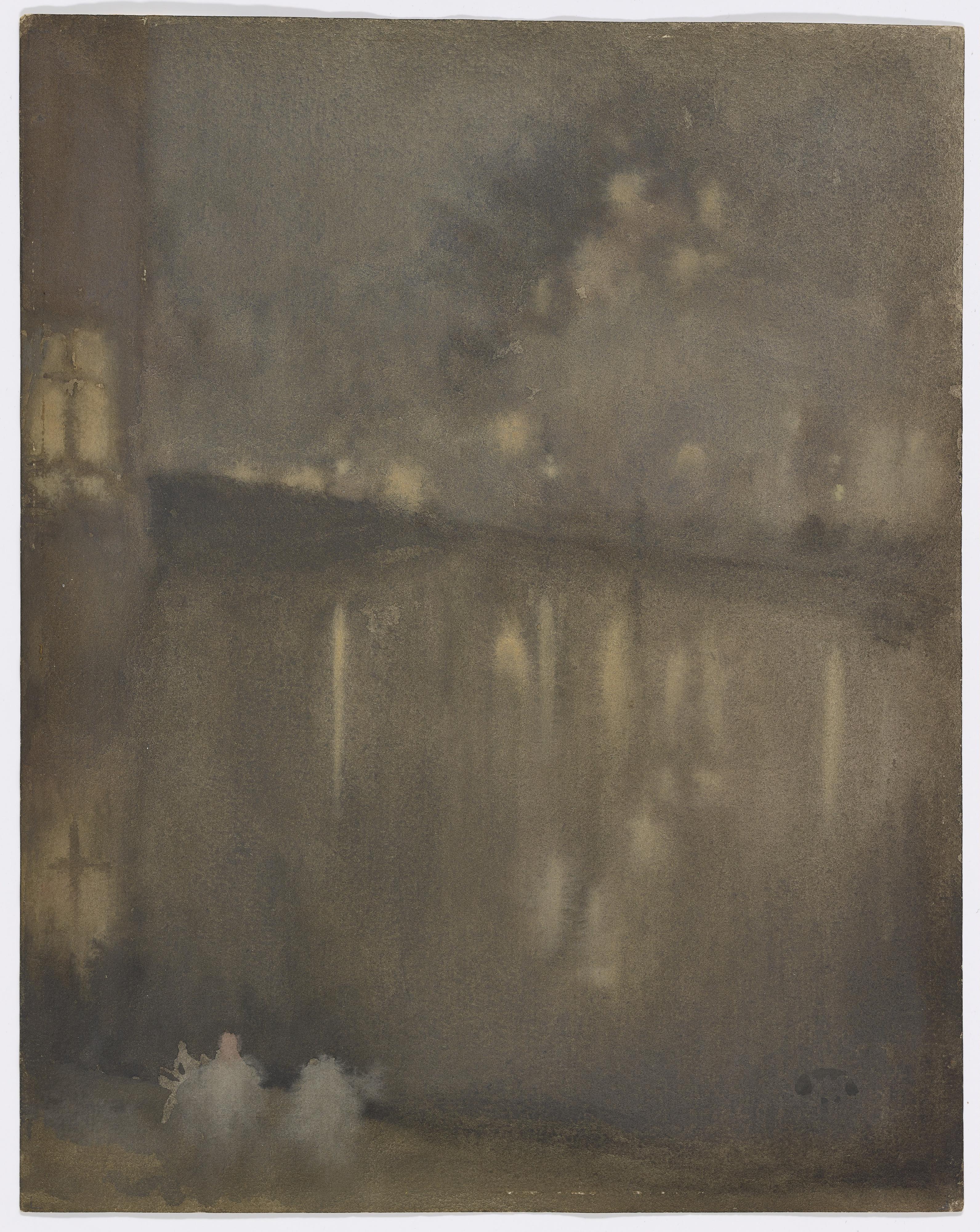 James McNeill Whistler, Nocturne: Grey and Gold–Canal, Holland