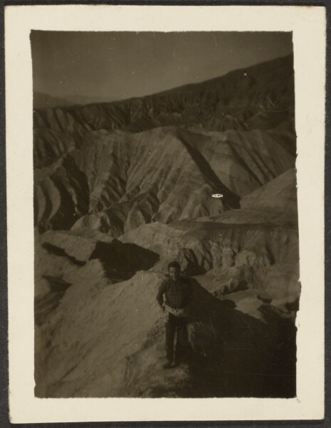 Louis Fleckenstein, [Figure in Rocky Desert Landscape]